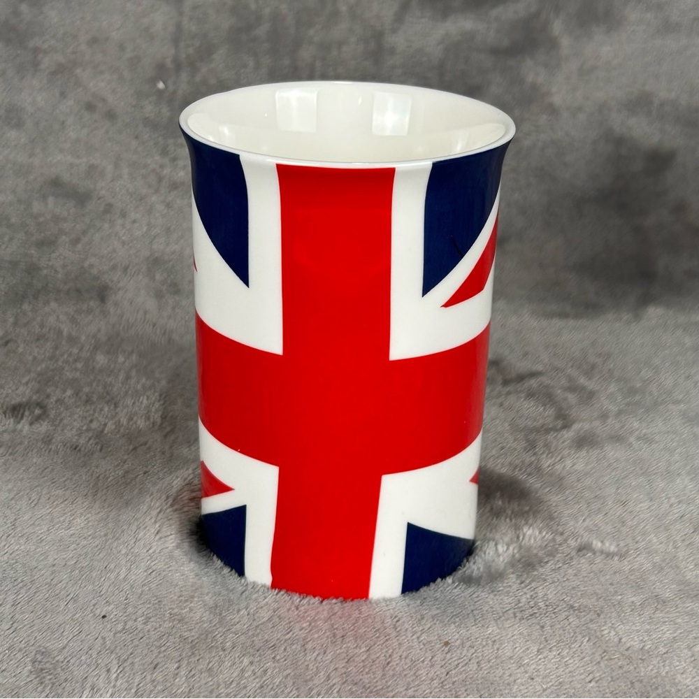 Union Jack Flag Coffee Mug 8oz Sterling Brand UK Ceramic Cup‎ Tea Kitchen Home